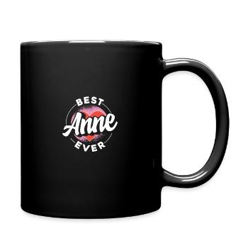 Süßes Best Anne Ever Cooles Türkische Mama Mutter - Tasse einfarbig - Schwarz - Rechts