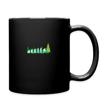 Tronçonneuse forestière Evolution Lumberjack Tree Cutter - Mug uni - noir - Droite