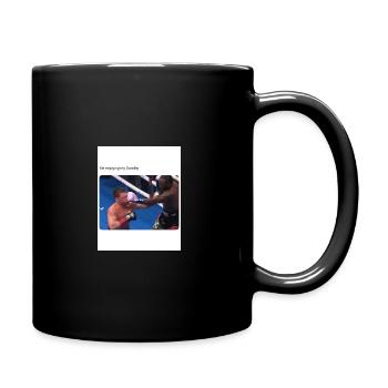 Box-Moment am Sonntag - Tasse einfarbig - Schwarz - Rechts