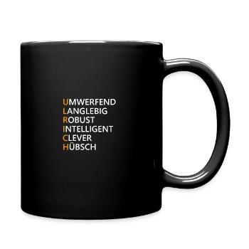 Ulrich Name Geschenk - Tasse einfarbig - Schwarz - Rechts