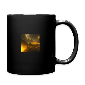 Sun - Tasse einfarbig - Schwarz - Rechts