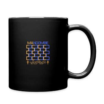 MANDOMBE design associé à croix Ankh - Mug uni - noir - Droite
