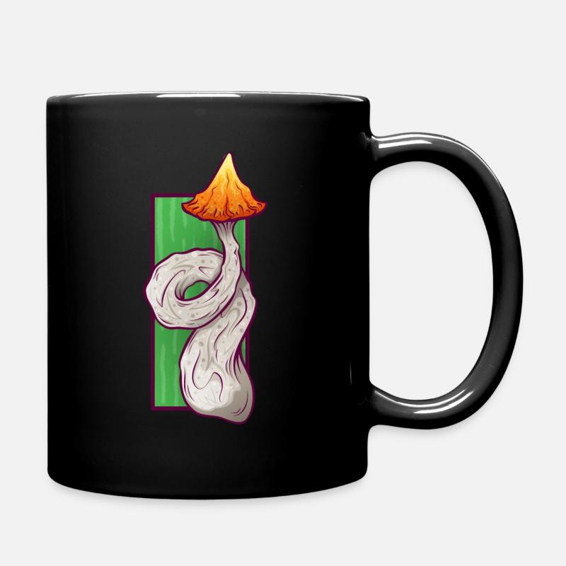 Fantaisie trippante champignon - Mug uni - noir