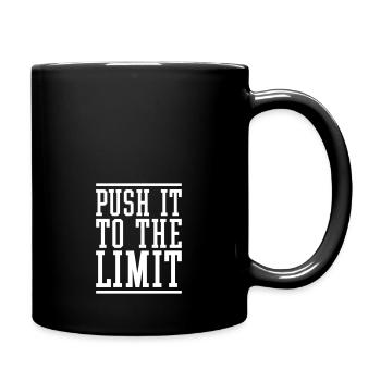 Push It To The Limit Workout - Full Colour Mug - black - Right