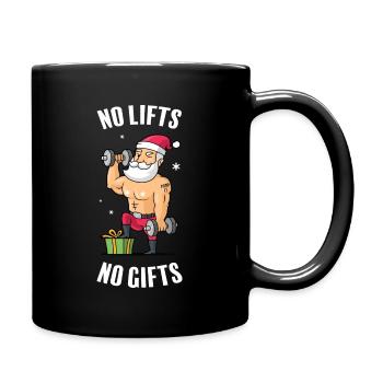 Pas de remontées mécaniques, pas de cadeaux - Salle de sport de Noël - Mug uni - noir - Droite