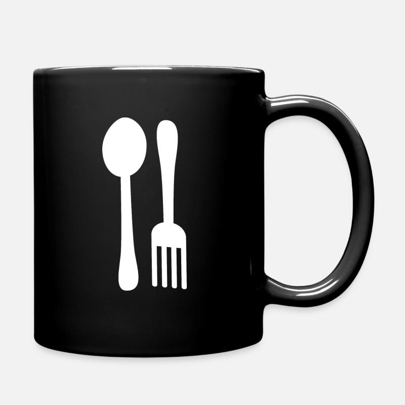 Essen - Tasse einfarbig - Schwarz
