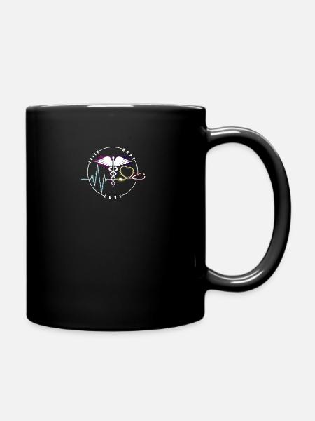 Médecin, infirmière - amour - - Mug uni - noir