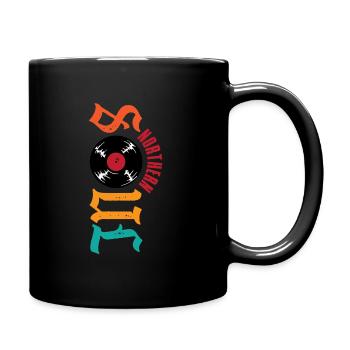 Northern Soul Vintage - Full Colour Mug - black - Right