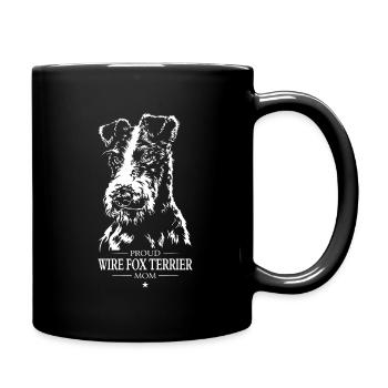 Wire Fox Terrier Mom Dogs Fox Terrier Wilsigns - Full Colour Mug - black - Right