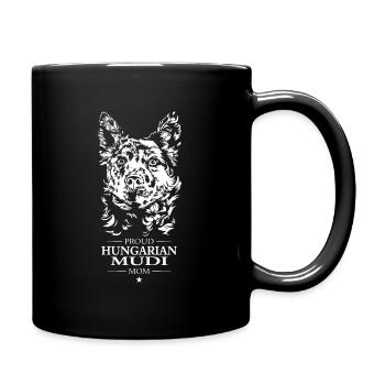 Hongrois Mudi Maman Chien Chien Wilsigns - Mug uni - noir - Droite