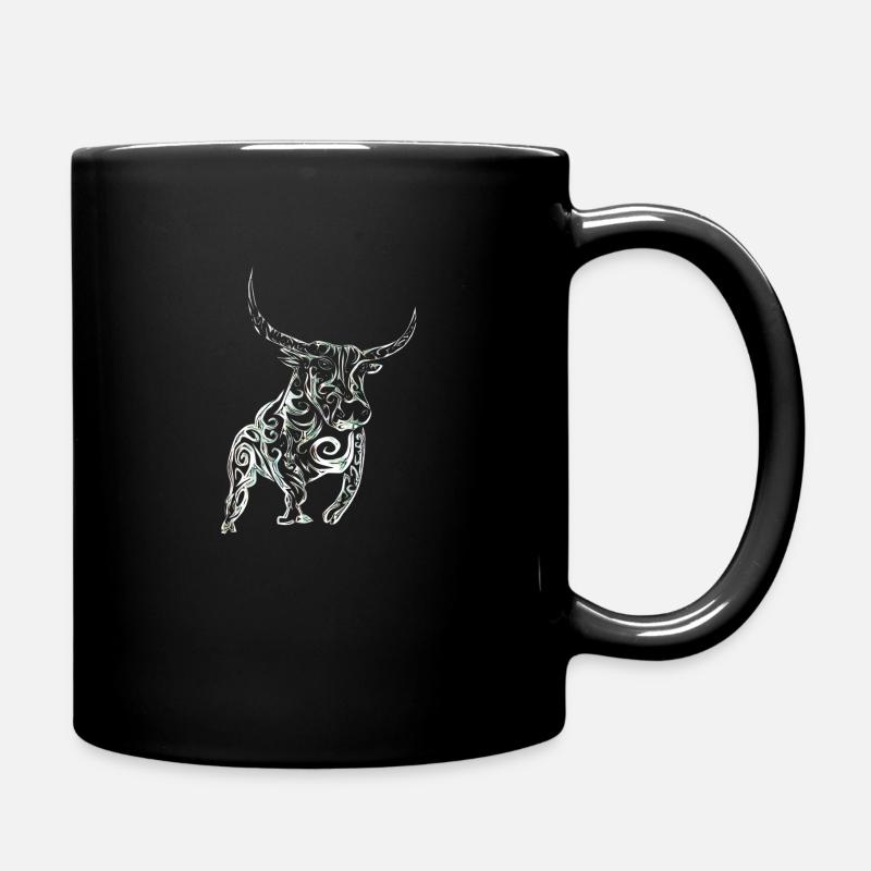 taureau - Mug uni - noir