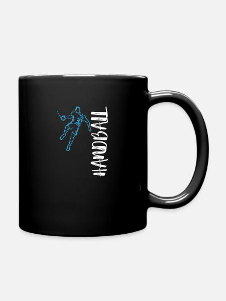Handball Sport Entraîneur Hobby Sort cadeau - Mug uni - noir