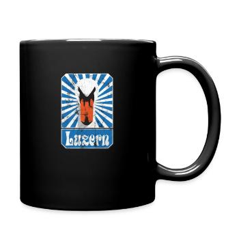 Luzern - Tasse einfarbig - Schwarz - Rechts