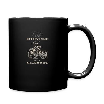 Cycliste - Mug uni - noir - Droite