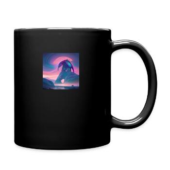 A psychedelic chiefwater astral dreadnought - Tasse einfarbig - Schwarz - Rechts