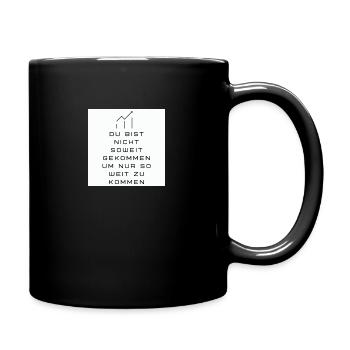 Keep Going - Tasse einfarbig - Schwarz - Rechts