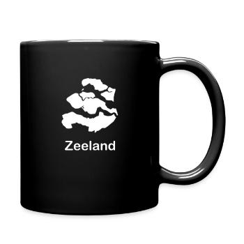 Zeeland weiss - Tasse einfarbig - Schwarz - Rechts