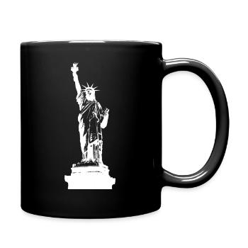Statue de la Liberté USA - Mug uni - noir - Droite