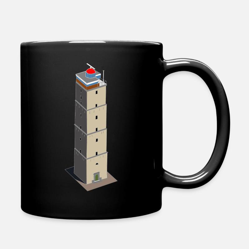 Brandaris - Lighthouse of Terschelling - Full Colour Mug - black