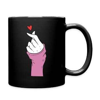K-pop K Drame Signe d'Amour - Mug uni - noir - Droite