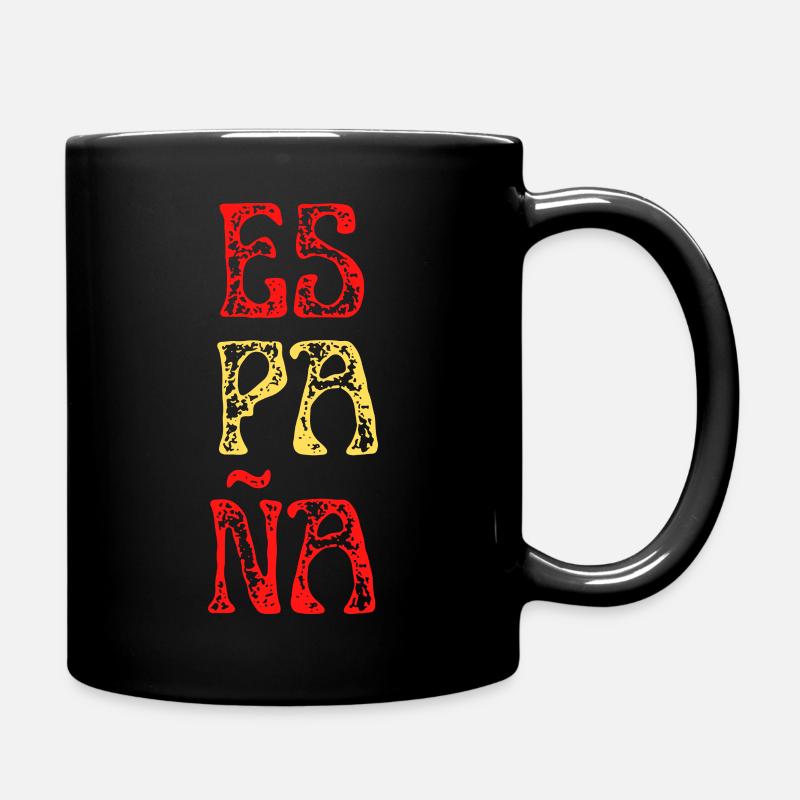 Spanien - Tasse einfarbig - Schwarz