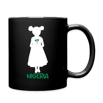 Nigeria Nigerian Africa Flag Pride I Gift - Full Colour Mug - black - Right