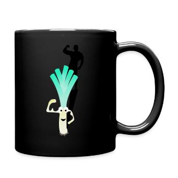 Lauch Bodybuilder - Tasse einfarbig - Schwarz - Rechts