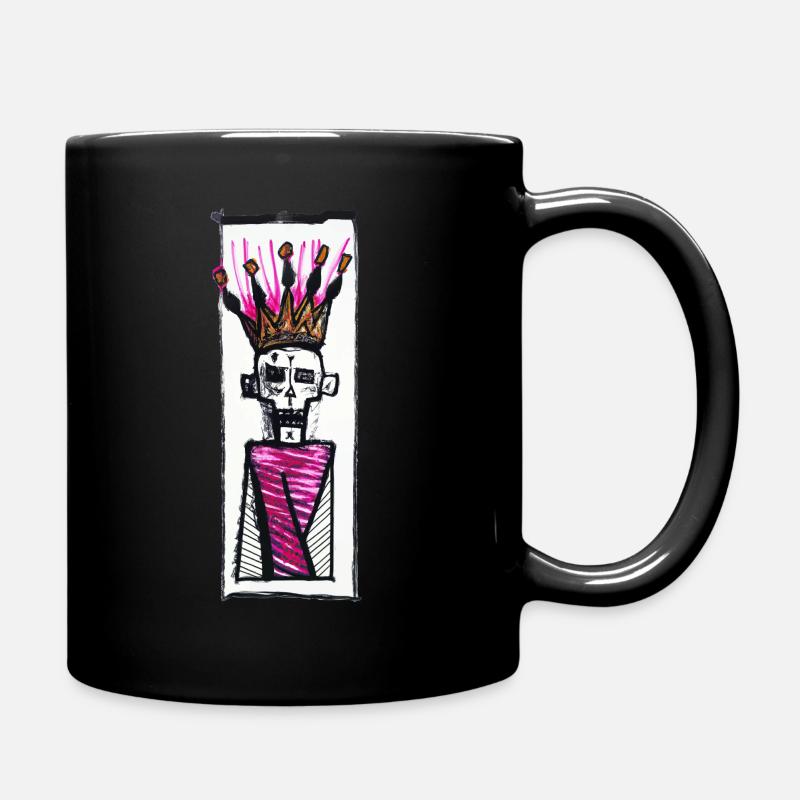 ROI CRÂNE - Mug uni - noir