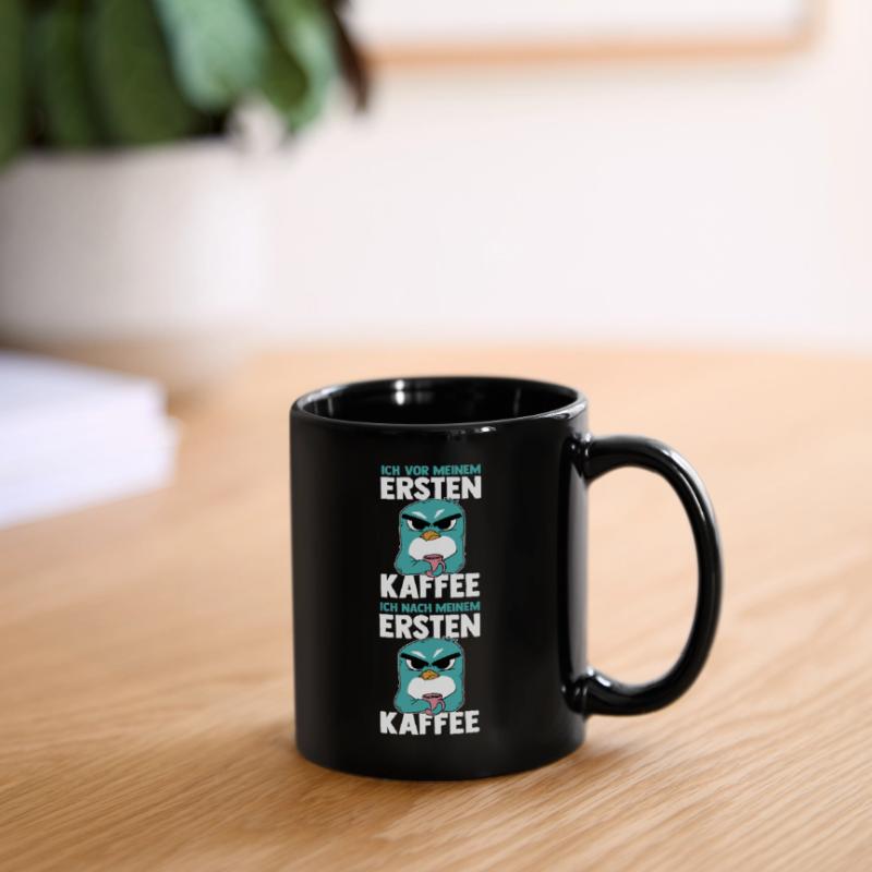 Moi devant mon premier oiseau de café Mug uni