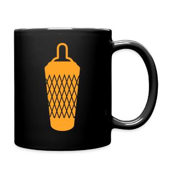 Ribbed Baby Bottle #Bembeltown - Full Colour Mug - black - Right