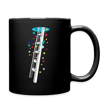 Grimpons là où vivent les couleurs - Mug uni - noir - Droite
