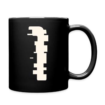 1 - Mug uni - noir - Droite