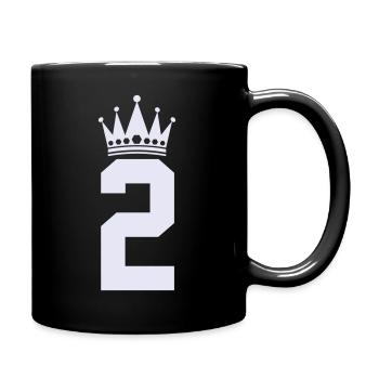 2_krone - Mug uni - noir - Droite