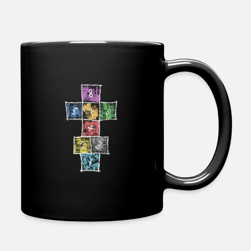 Jeu de rue - Mug uni - noir