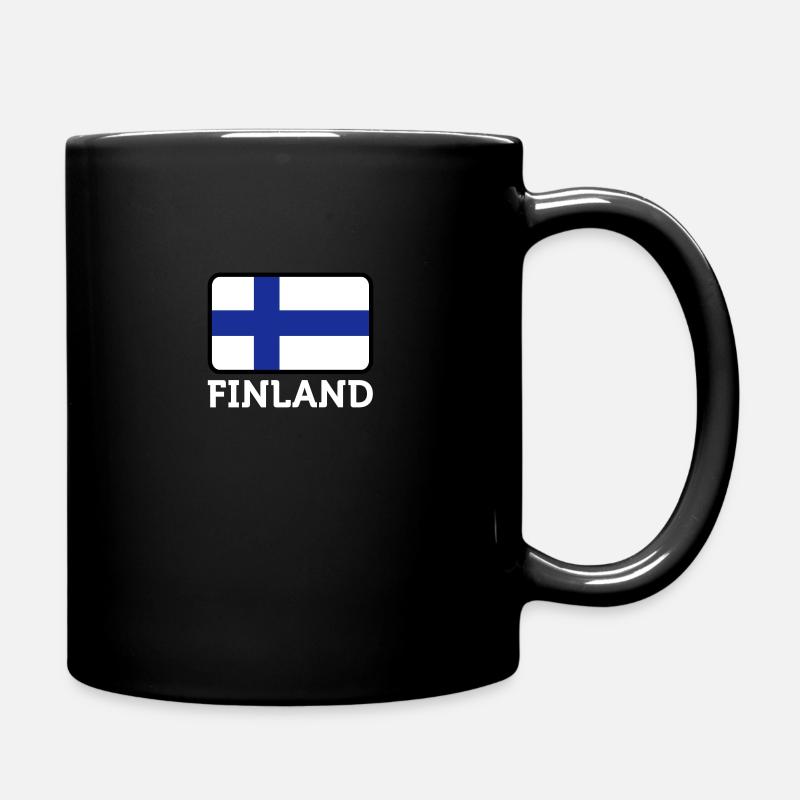Drapeau national de la Finlande - Mug uni - noir