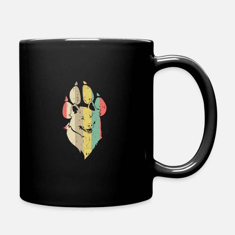 Eurasier Pfote - Eurasier Geschenkidee - Tasse einfarbig - Schwarz