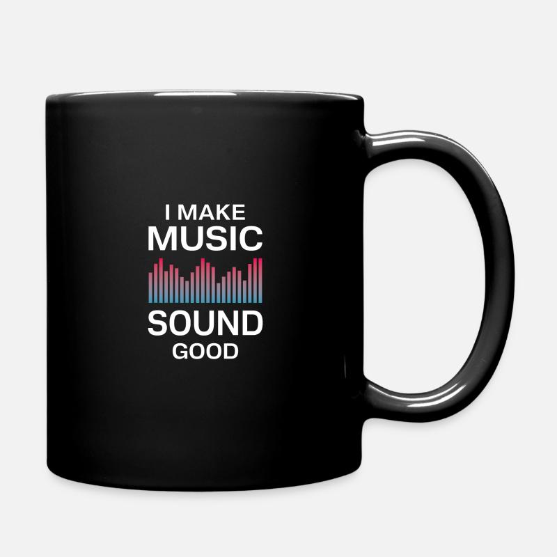Tontechniker Tontechnik Spruch - Tasse einfarbig - Schwarz