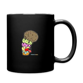 STUDIO HAKA-TOO TASTY - Tasse einfarbig - Schwarz - Rechts
