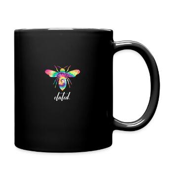 Tie Dye Bee Elated Biene Be Elated - Full Colour Mug - black - Right