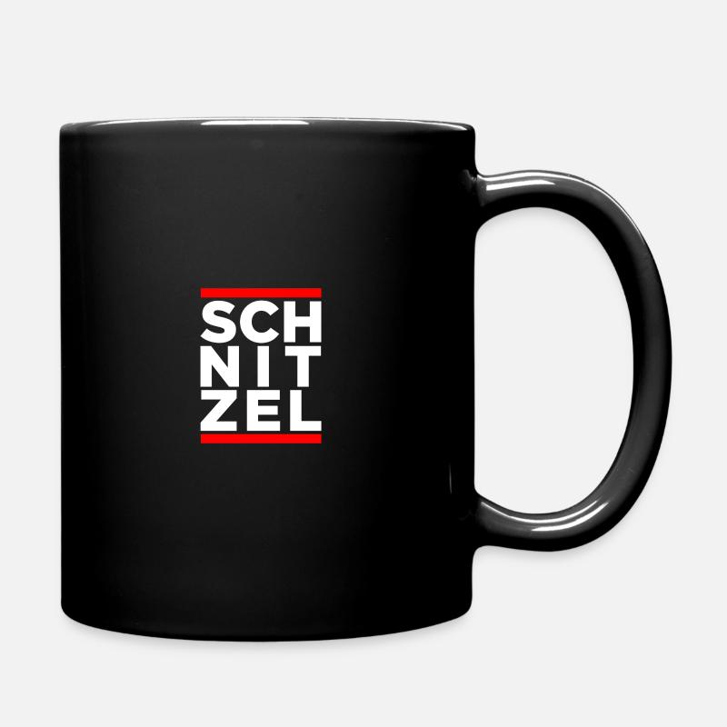 Schnitzel - Tasse einfarbig - Schwarz