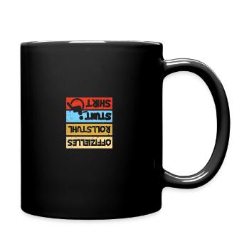 Rollstuhlfahrer Stunt Rollstuhl - Tasse einfarbig - Schwarz - Rechts