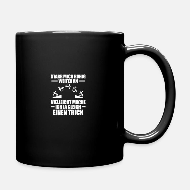 Starr mich ruhig Rollstuhlfahrer Rollstuhl - Tasse einfarbig - Schwarz