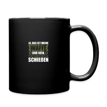 Tir sportif Schützenfest Tireur sportif - Mug uni - noir - Droite