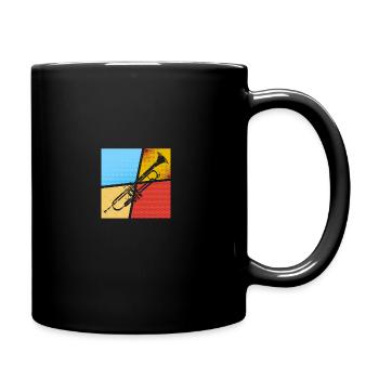 Trumpet Trumpet Player - Full Colour Mug - black - Right