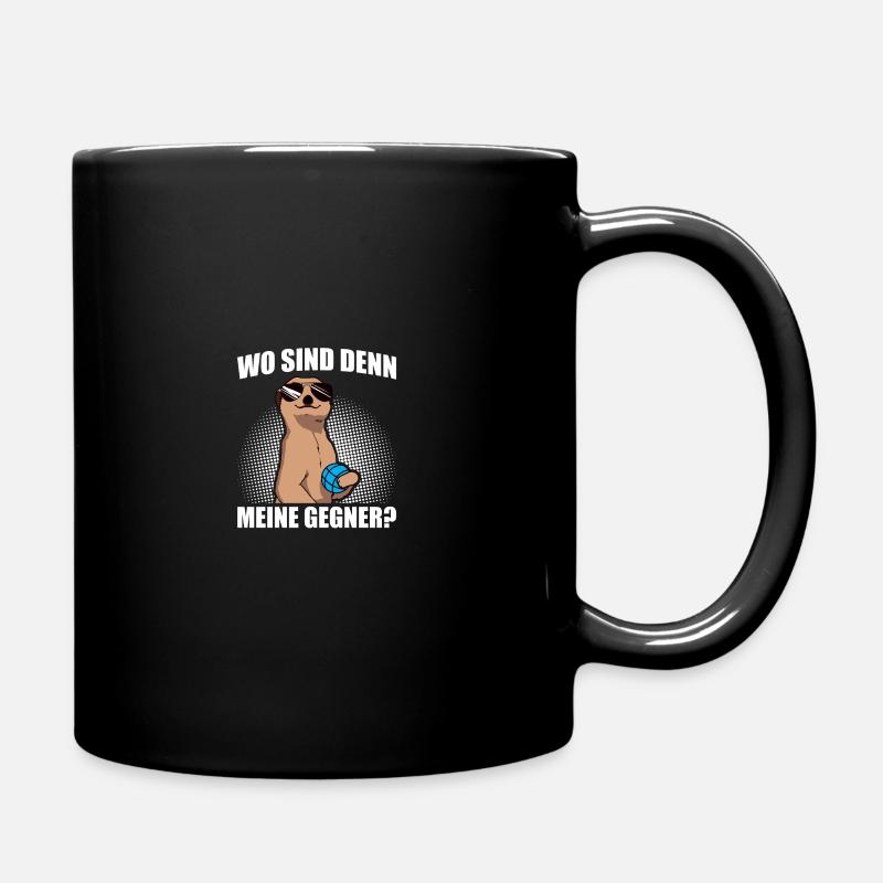 Meine Gegner Petanque Boule Boulespieler - Tasse einfarbig - Schwarz