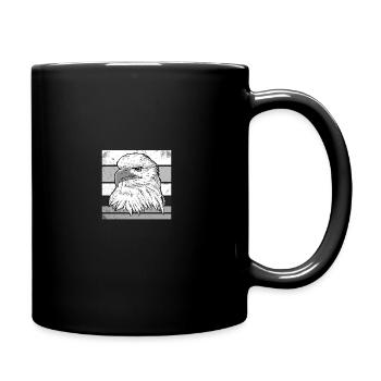 Fauconnerie aigle Fauconnier Oiseau de proie - Mug uni - noir - Droite