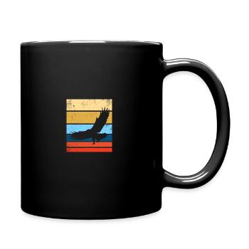 Fauconnerie Aigle Fauconnier Oiseau de proie - Mug uni - noir - Droite