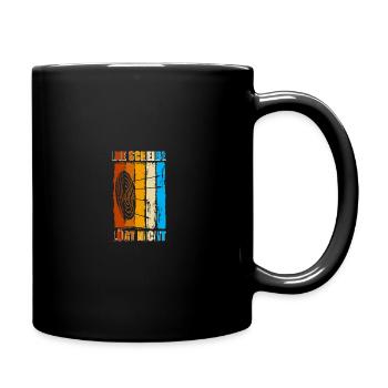 Die Scheibe Pfeil Bogen Bogenschießen Bogenschütze - Tasse einfarbig - Schwarz - Rechts