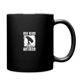 Mein Antrieb Wingsurfer Wing Surf Wing Foil - Tasse einfarbig - Schwarz - Rechts