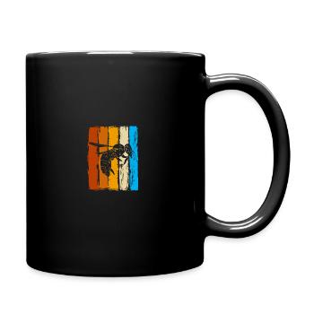 Abeilles Apiculteur Apiculture - Mug uni - noir - Droite